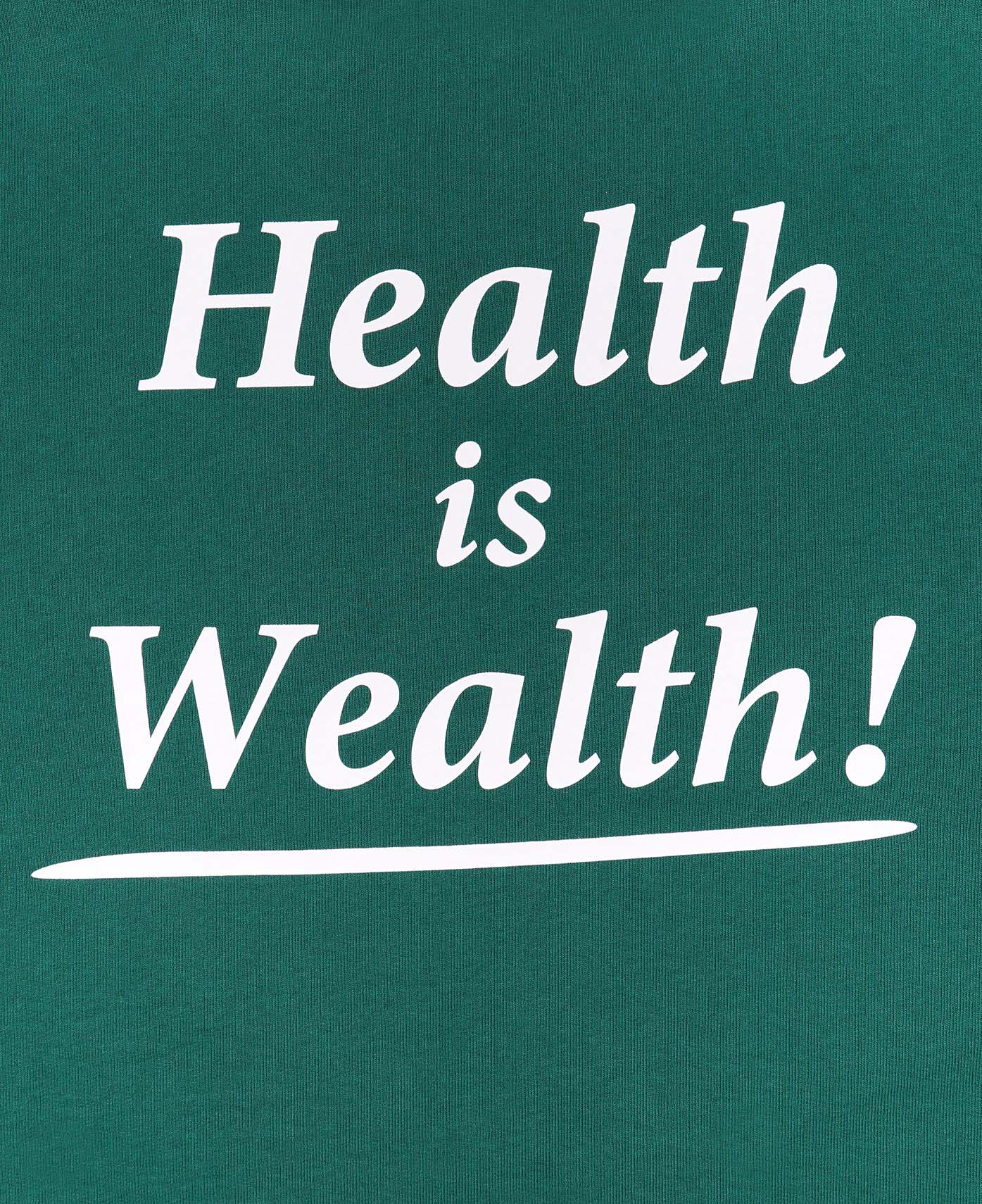 Health Is Wealth Crewneck (Green)