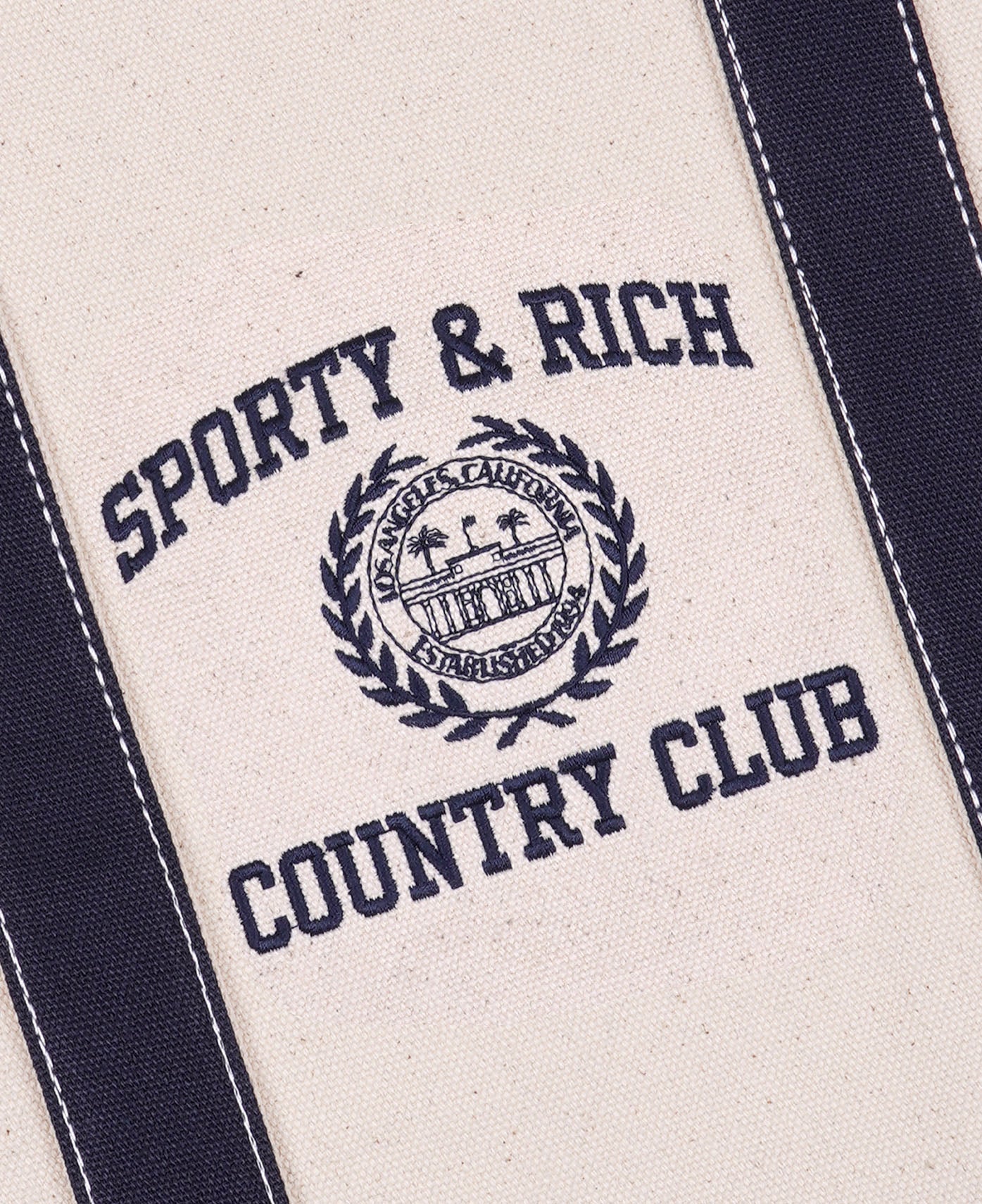 Varsity Seal Tote Bag (Beige)