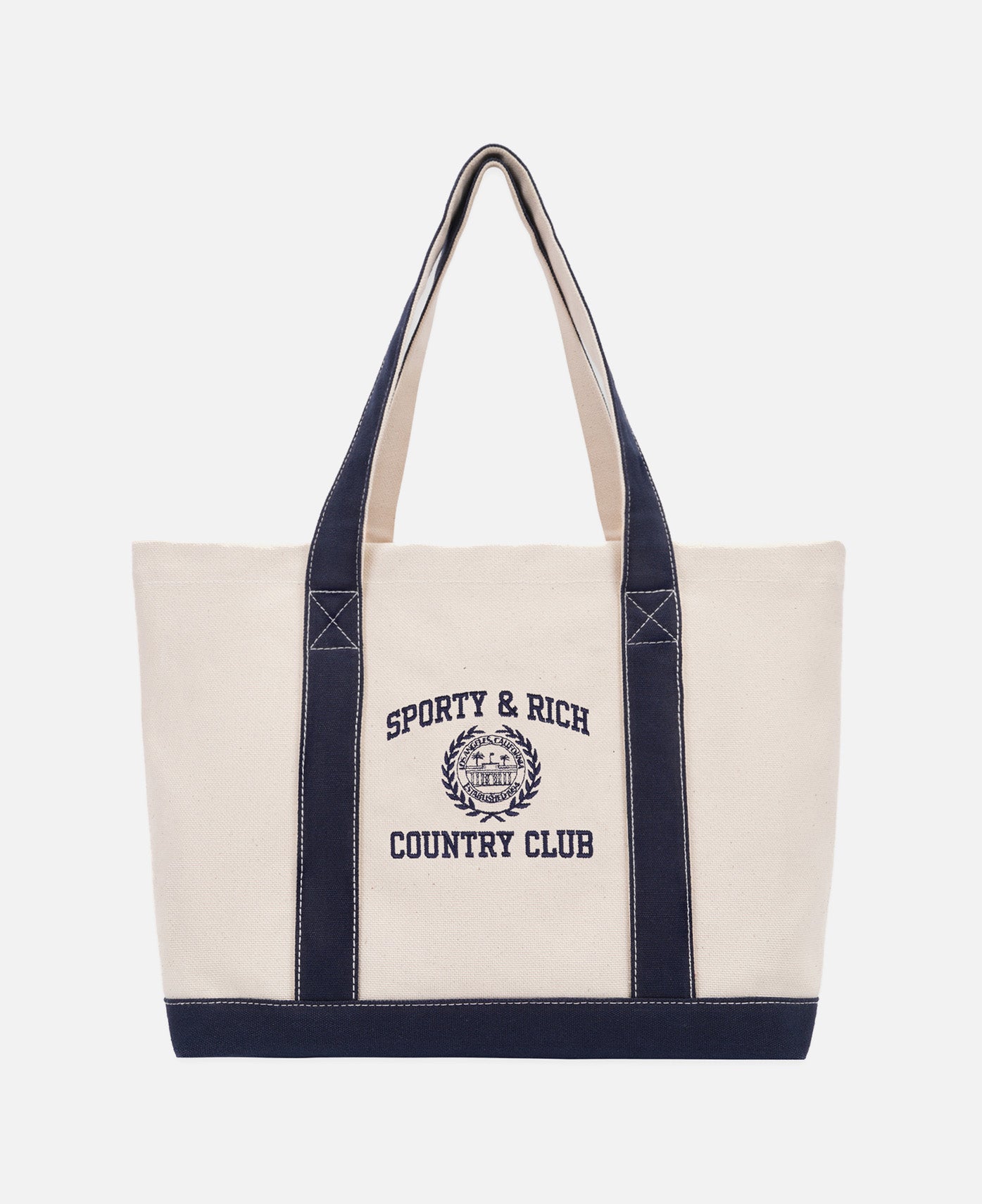 Varsity Seal Tote Bag (Beige)