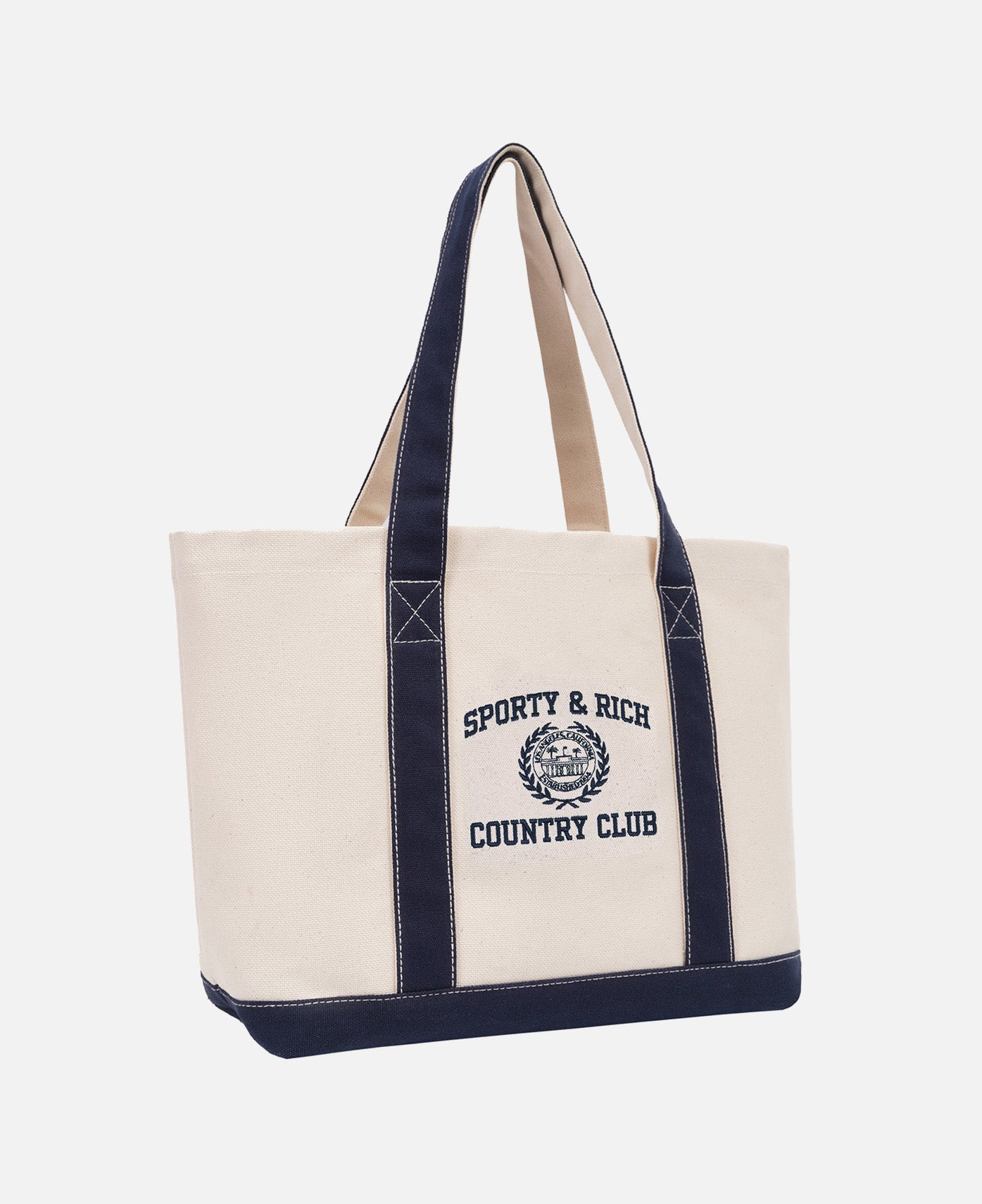 Varsity Seal Tote Bag (Beige)