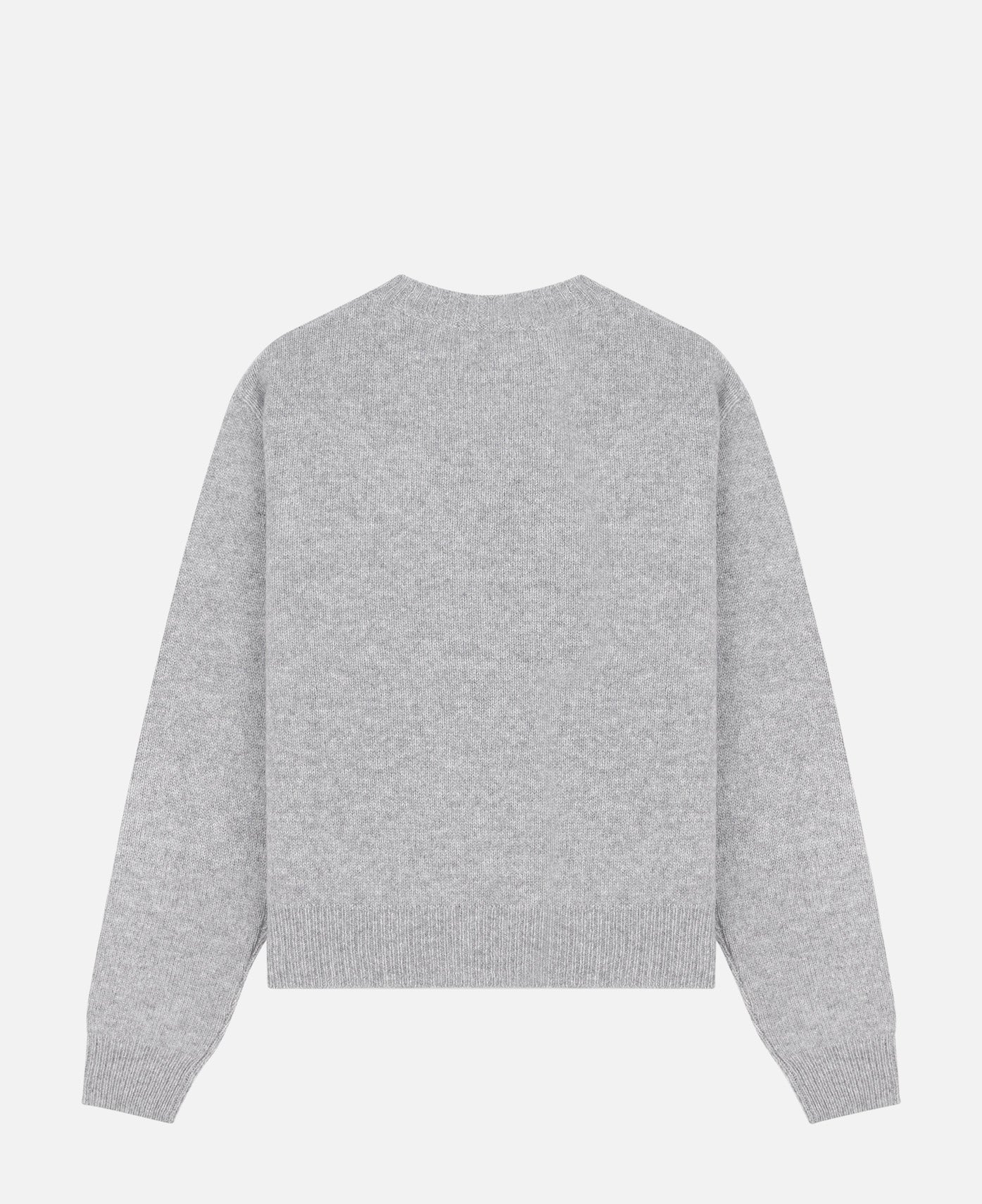 Vendome Script Cashmere Crewneck (Grey)