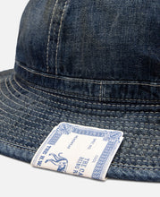Vintage Denim Fatigue Hat (Blue)
