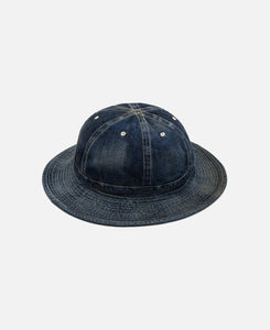 Vintage Denim Fatigue Hat (Blue)