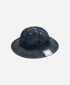Vintage Denim Fatigue Hat (Blue)