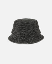 Damaged Denim Jungle Bucket Hat (Black)