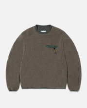 Gore-Tex Windstopper®  Wool Fleece Crewneck (Grey)