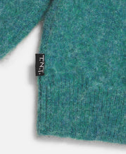 Hairy Knit Cardigan (Green)