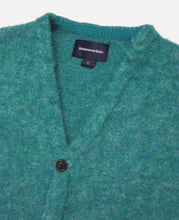 Hairy Knit Cardigan (Green)