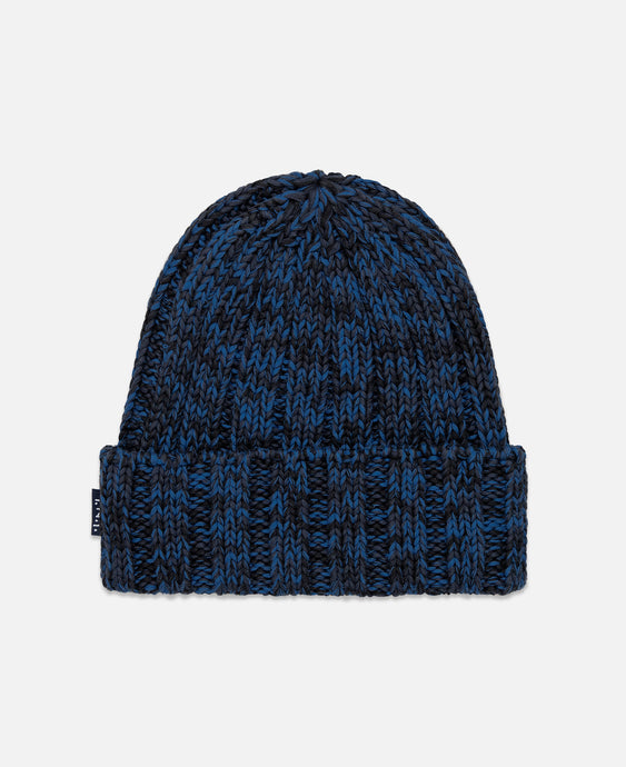 Multicolor Knit Beanie (Blue)