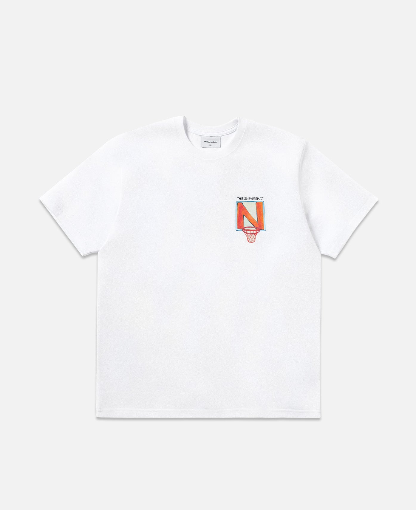 N Basketball Hoop T-Shirt (White)