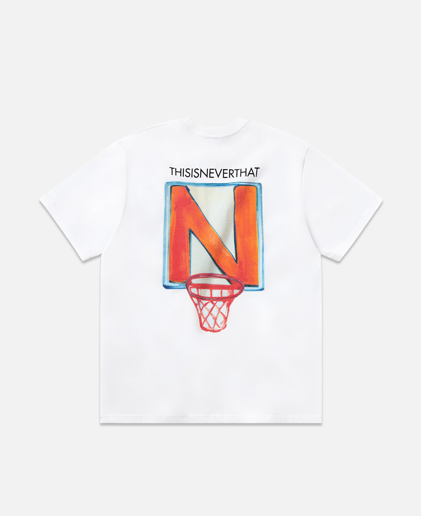 N Basketball Hoop T-Shirt (White)