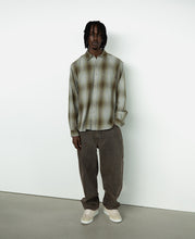 Nep Shadow Check Shirt (Khaki)