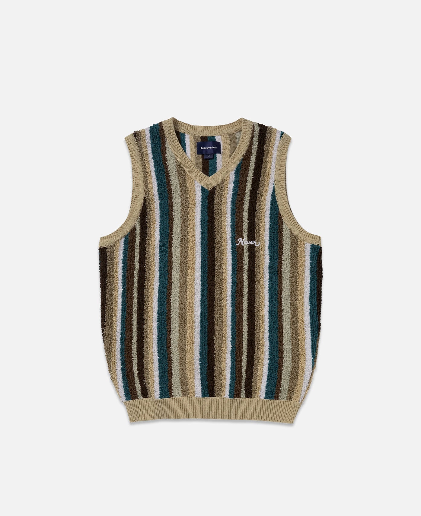 Striped Knit Vest (Multi)