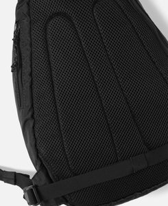 Washed Nylon Sling Bag (Black)