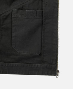 Washed Work Jacket (Black)