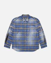 Arab Sword Flannel Shirt (Blue)