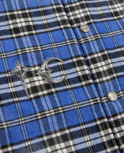 Arab Sword Flannel Shirt (Blue)