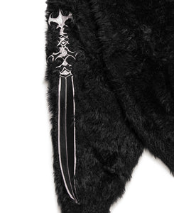 Pack Fur Sword Hoodie (Black)