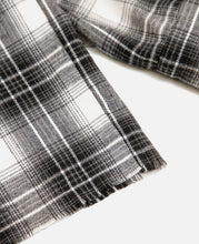 Flower Flannel Shirt (Grey)