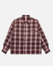 Flower Flannel Shirt (Red)