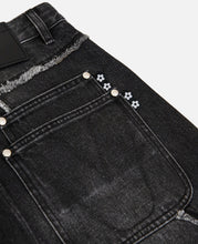Fray Denim Jeans (Black)