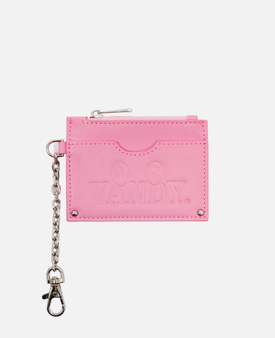 Heritage Logo Keychain Wallet (Pink)