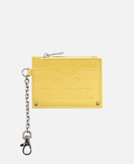 Heritage Logo Keychain Wallet  (Yellow)