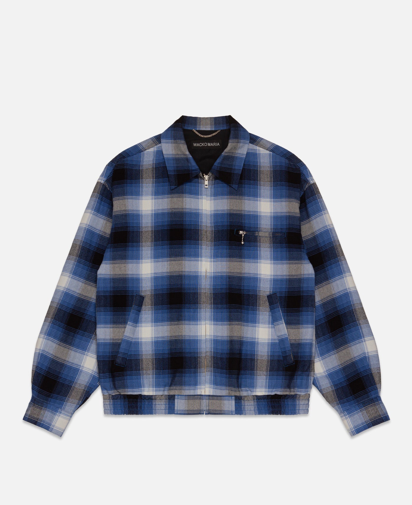Ombre Check 50's Jacket (Type-1) (Blue)