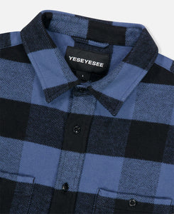 Buffalo Check Shirt (Navy)