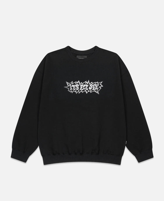 Y.E.S Steel Logo Sweatshirt (Black)