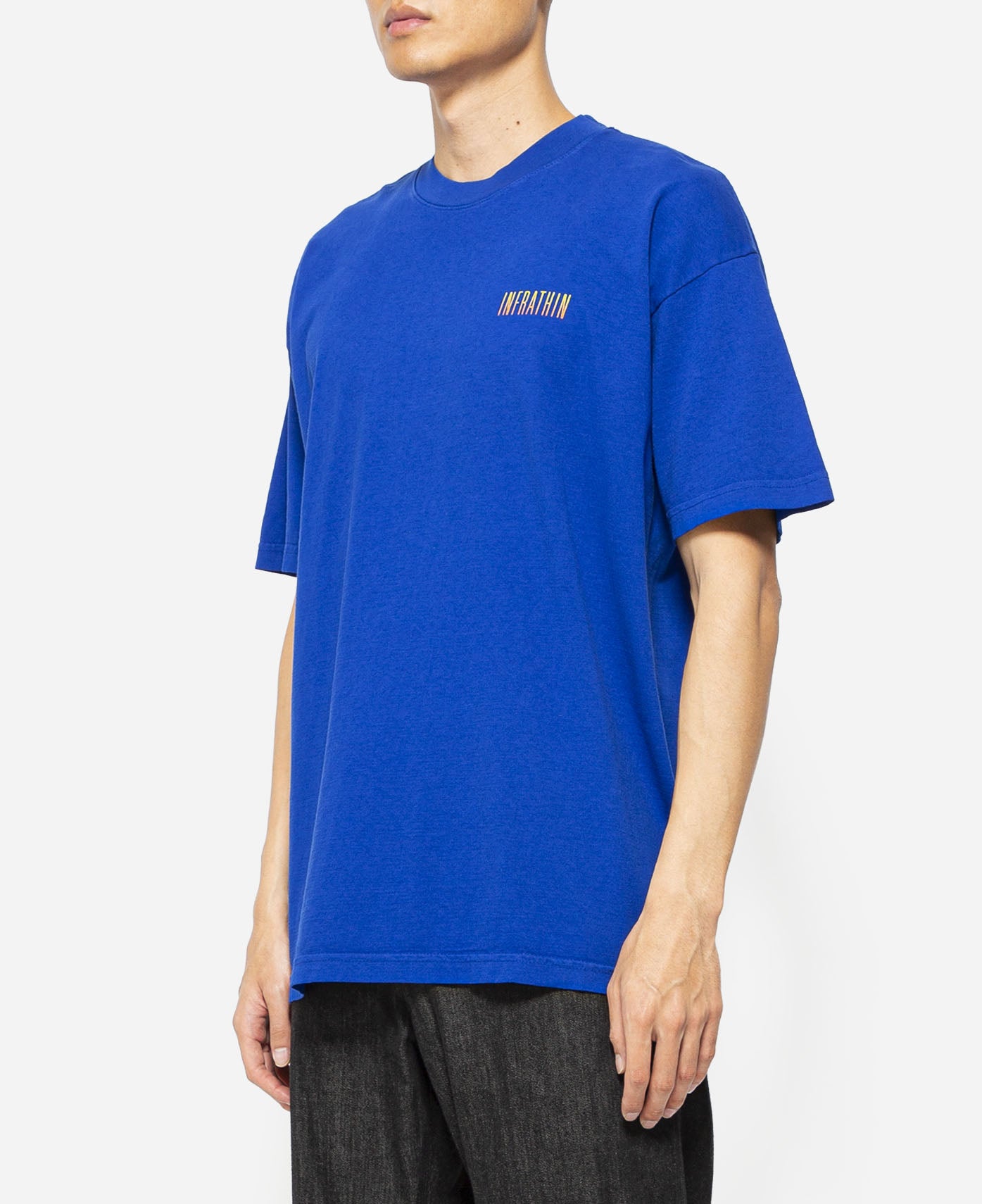 Gradient Logo & Wave T-Shirt (Blue)
