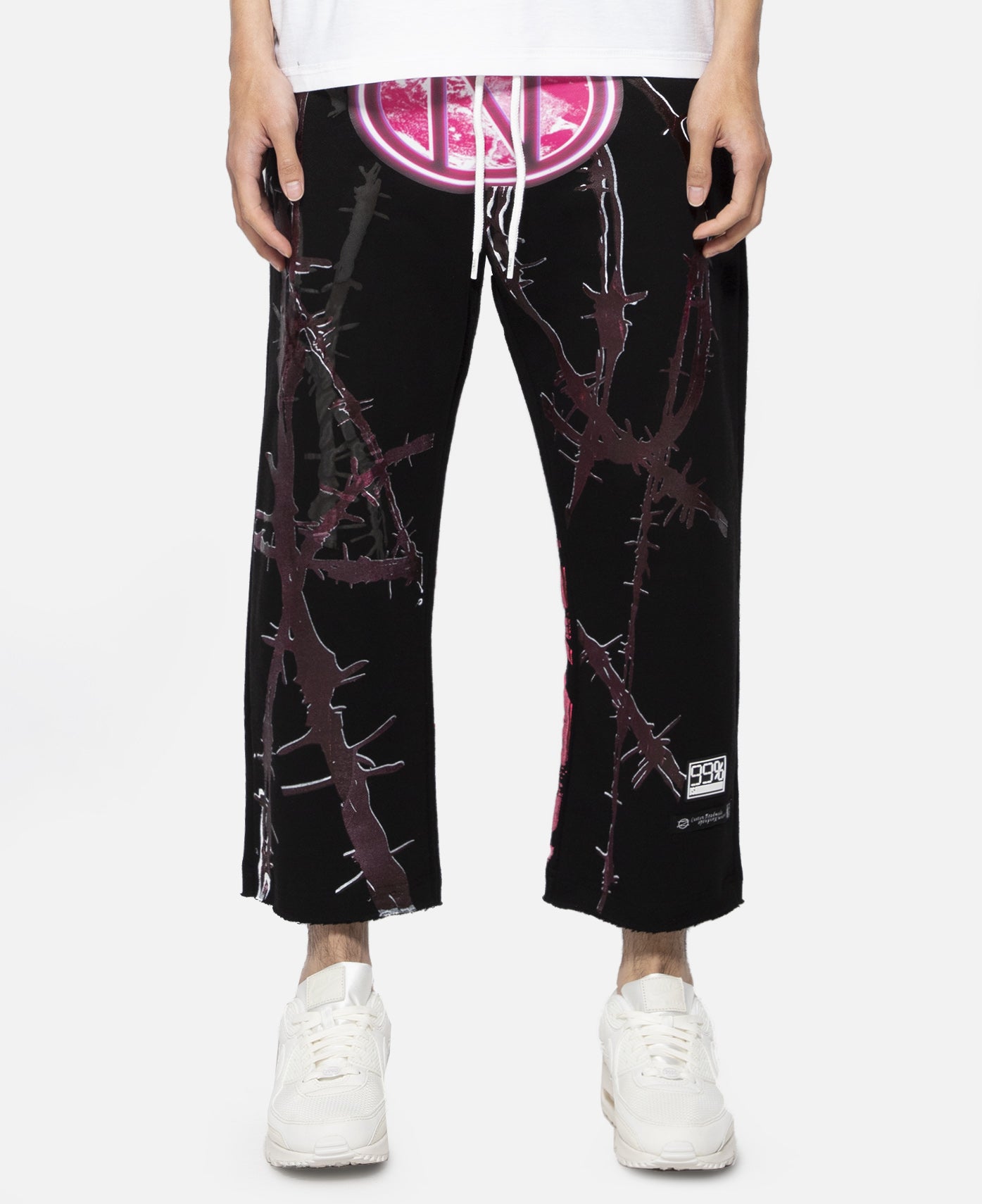 Print Pants (Black)
