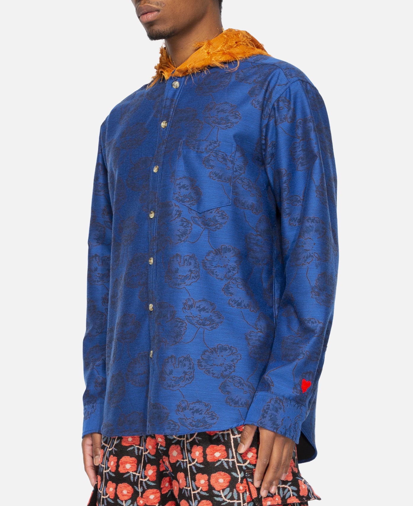 Hooded Shirt (Blue)