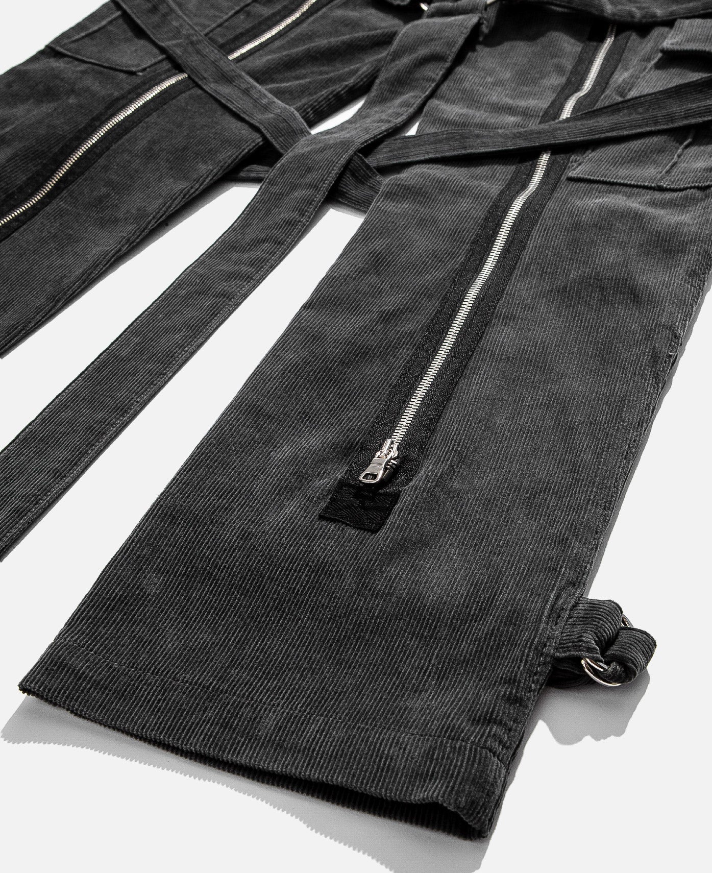 Corduroy Crucifix Bondage Trouser (Grey)