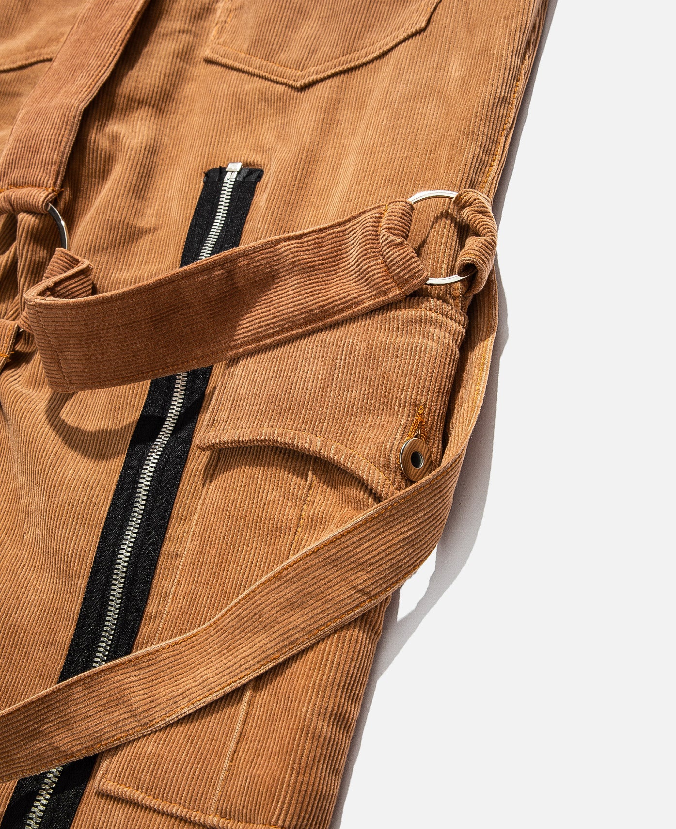 Corduroy Crucifix Bondage Trouser (Brown)
