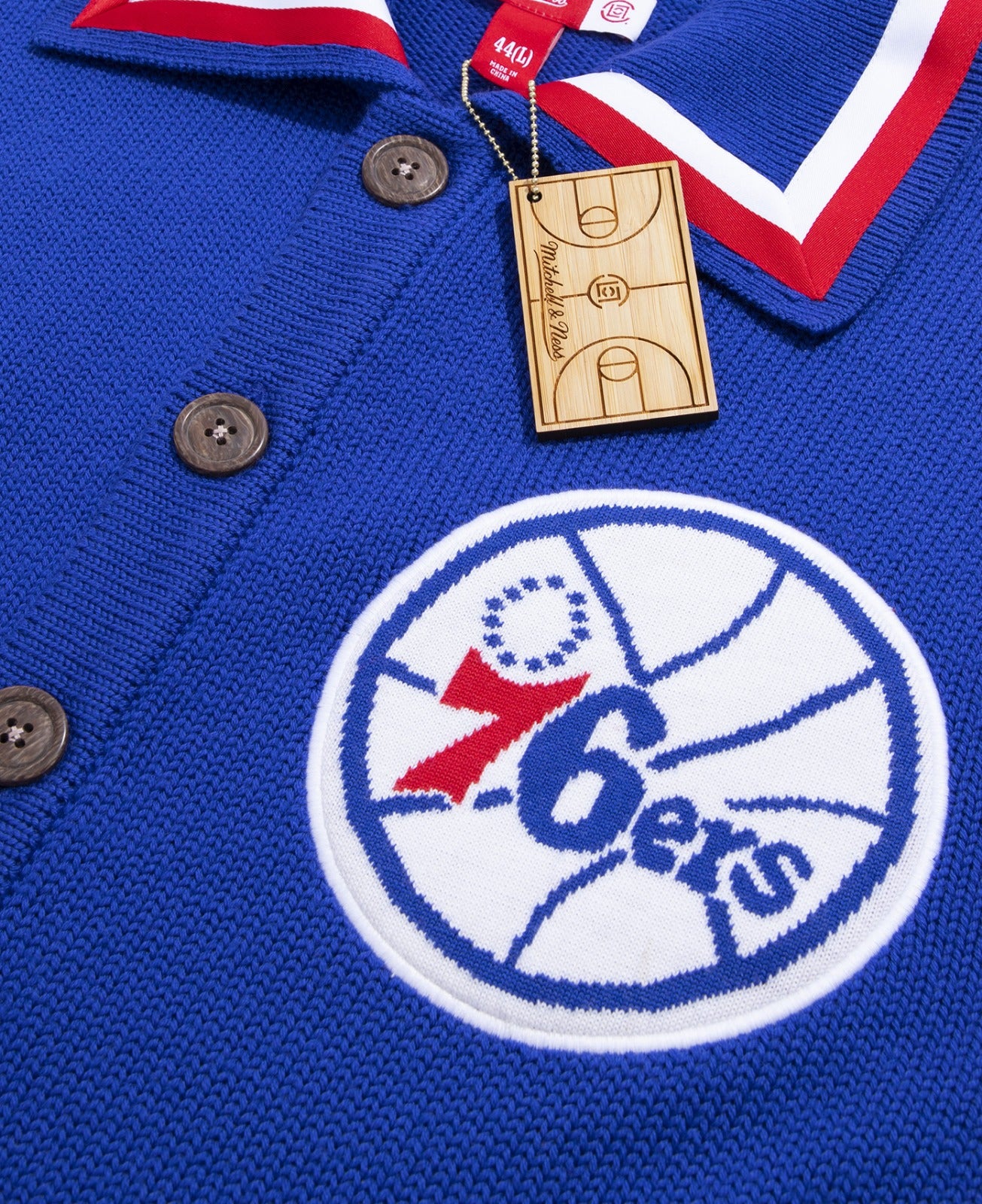 76ers 82-83 Knit Shooting Shirt