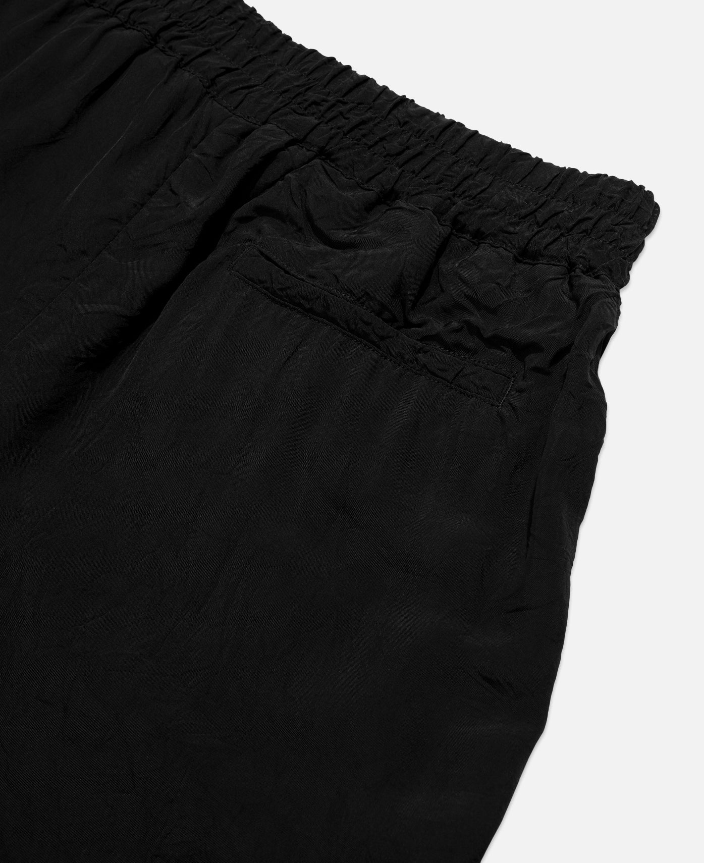Woven Cast Crinkle Shorts (Black)