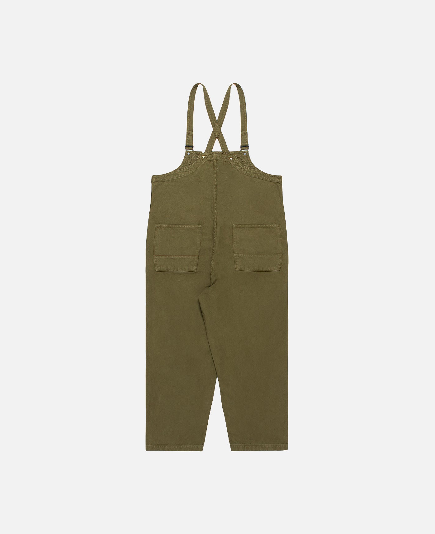 Military Tapered Overall Pants (Olive)