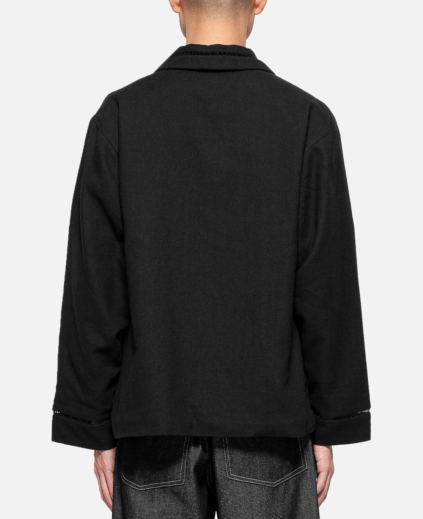 Beaded Bode Workwear Jacket (Black)