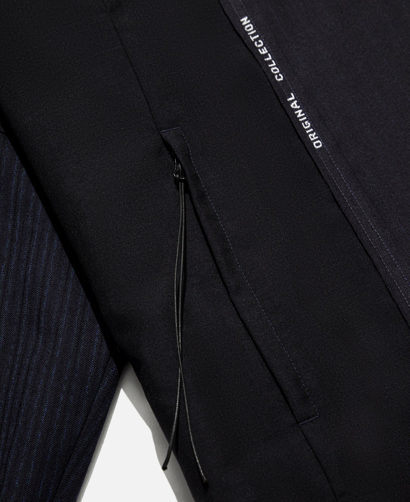 Dead Stock Wool Patchwork PO (Navy)