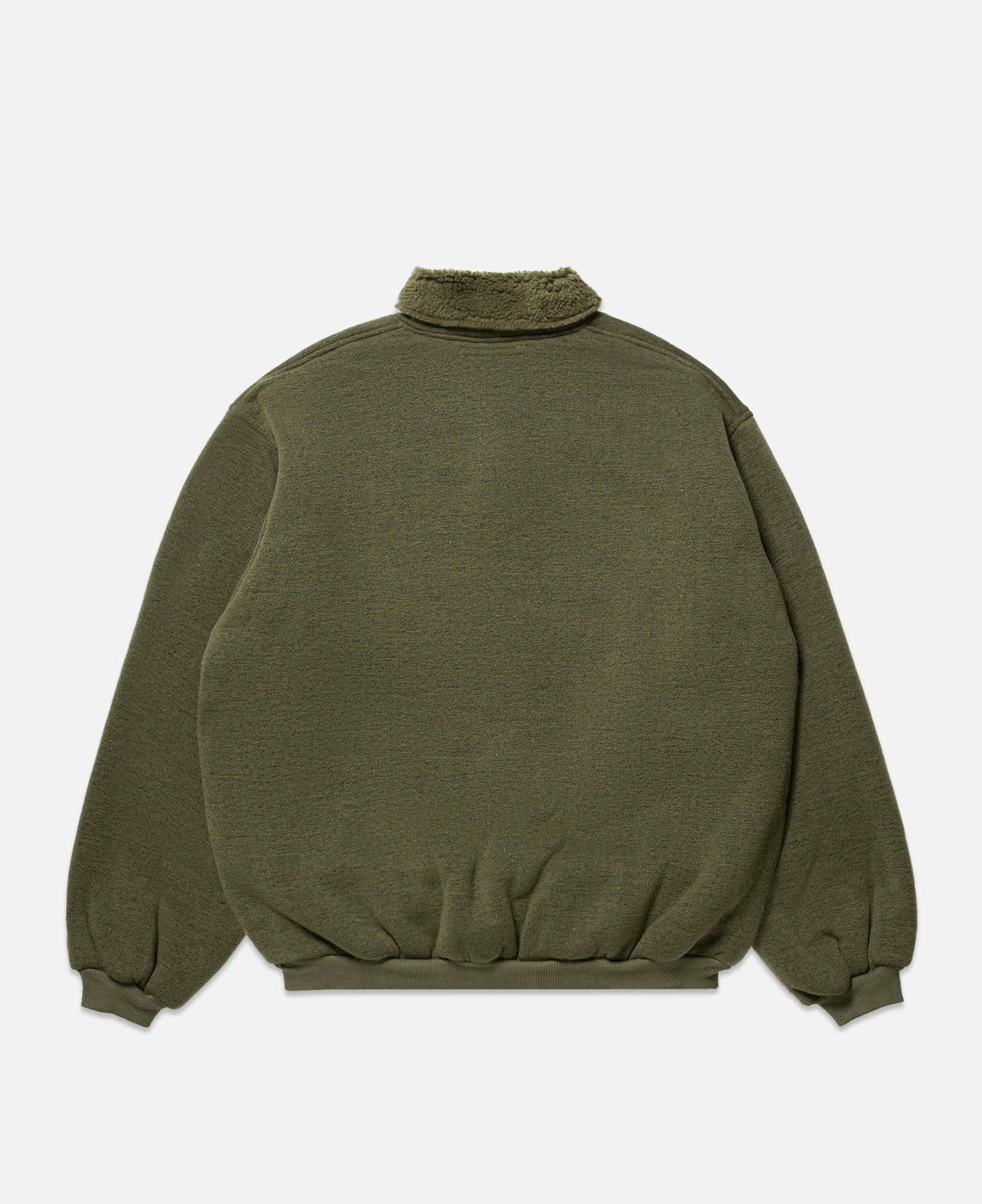 Oversized Boa Pull Over (Olive)