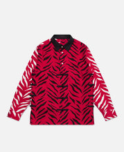 Button Up Chinese Shirt (Red)