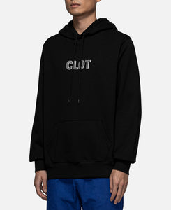 Halftone Logo Hoodie (Black)