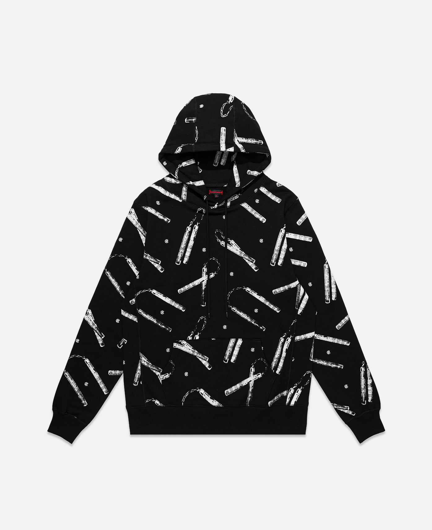 Nunchaku All Over Print Hoodie (Black)