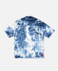 Open Collar Shirt (Blue)