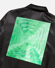 Satin Coach Jacket (Black)
