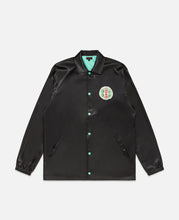 Satin Coach Jacket (Black)