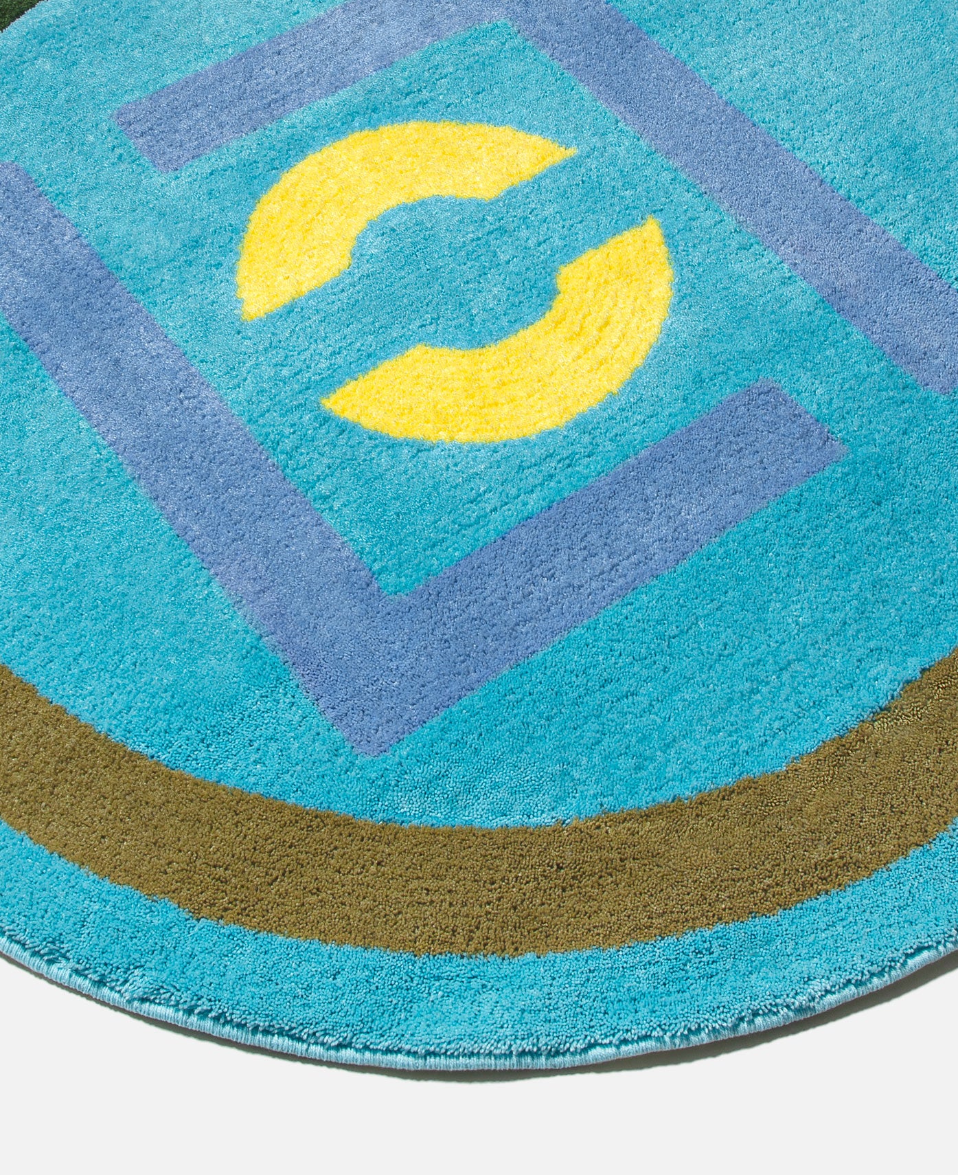 1300mm CLOT Logo Rug (Teal)