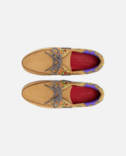 Men's 3-Eye Lug Handsewn Boat Shoes (Wheat)