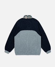 Contrast Collar Fleece (Blue)
